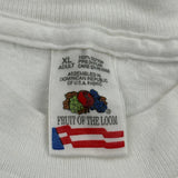 20Th Anniversary Fruit Of The Loom Graphic T-Shirt - XL White Cotton