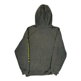 Carhartt Spellout Hoodie - Large Gray Cotton Blend