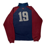 Since 1971 Nike Graphic 1/4 Zip - Large Blue Cotton