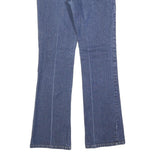 DKNY Womens Blue Regular Fit Flared Denim Medium Wash Jeans W28 L30 Stylish