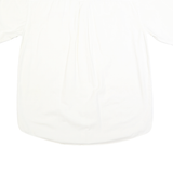 CHASE AUTHENTICS Mens White Team Winston Plain Shirt L Cotton Relaxed Fit Button