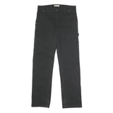 DICKIES Womens Black Regular Fit Straight Leg Trousers W32 L32 Workwear