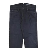 7 FOR ALL MANKIND Mens Jeans Blue Regular Straight Denim Medium W34 L27 Cotton