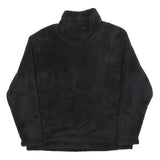 WOOLRICH Womens Black Plain Pullover Jumper Crew Neck M Soft Warm