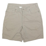 CARHARTT Mens Shorts Beige Casual L W36 Cotton Blend Comfort Style