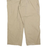 CARHARTT Mens Cotton Blend Beige Relaxed Straight Trousers W38 L28 Workwear