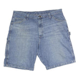 WRANGLER Mens Denim Blue Casual Cargo Shorts XL W40 Cotton Workwear