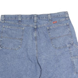 WRANGLER Mens Denim Blue Casual Cargo Shorts XL W40 Cotton Workwear