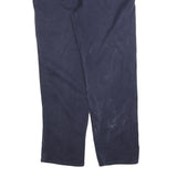 CARHARTT Mens Cotton Blend Blue Relaxed Straight Trousers W36 L34 Workwear