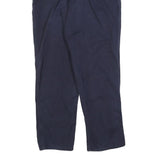 CARHARTT Mens Cotton Blend Blue Relaxed Straight Trousers W36 L34 Workwear