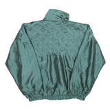GREAT CAVALIER Womens Green XL Jacket Polyamide Blend Plain Zip Up Retro Style