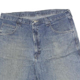 WRANGLER Mens Denim Blue Cotton Casual Shorts L W40 Carpenter Style