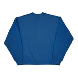 Tools Hanes Spellout Sweatshirt - XL Blue Cotton Blend