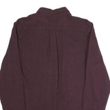 VANS Mens Maroon Shirt XL Cotton Blend Button Long Sleeve Casual Workwear