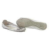 LOUIS VUITTON Womens Ballet Shoes White Silver Synthetic UK 6 Designer Flats