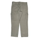 Wrangler Cargo Trousers - 36W 34L Grey Cotton