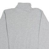 CHAMPION Mens Grey Cal Lutheran Alumni Half Zip M Cotton Blend Sweatshirt