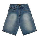Southpole Cargo Denim Shorts - 26W US 4 Blue Denim