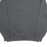 CHAMPION Mens Grey L Crew Neck Cotton Blend Pullover Sweatshirt Classic Comfort