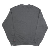 CHAMPION Mens Grey L Crew Neck Cotton Blend Pullover Sweatshirt Classic Comfort