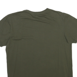 PUMA Womens Green Graphic T-Shirt L Short Sleeve Crew Neck Cotton Blend