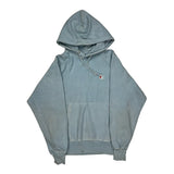 Reverse Weave Champion Hoodie - Small Blue Cotton