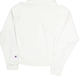 CHAMPION REVERSE WEAVE Mens White Pullover Hoodie M Classic Logo Casual Wear