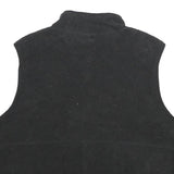 THE NORTH FACE Womens Black Fleece Vest 2XL Polyester Zip Closure Casual Outdoor