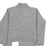 WHISTLES Womens Grey Wool Blend Plain Pullover Crew Neck Basic Knit M Asymmetric