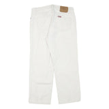 RALPH LAUREN POLO JEANS COMPANY Mens Cotton Blend White Regular Fit Straight Leg