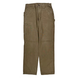 Carhartt Carpenter Pants - 33W 36L Brown Cotton