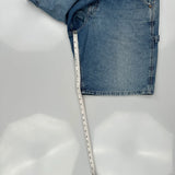 Lee Carpenter Shorts - 38W 10L Blue Cotton Blend