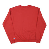CHAMPION Mens Red Belmont Bruins Crew Neck M Cotton Blend Casual Sweatshirt