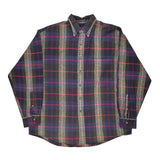 Gant Checked Flannel Shirt - Large Multicoloured Cotton