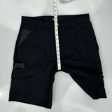 Dickies Cargo Shorts - 34W 10L Black Cotton Blend