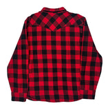 Levis Checked Flannel Shirt - XL Black Cotton