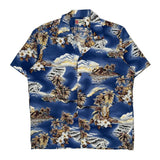 Hilo Hattie Floral Hawaiian Shirt - Large Multicoloured Cotton