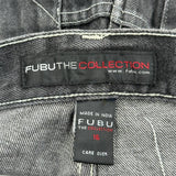 Fubu Graphic Jeans - 28W 30L Gray Denim