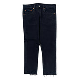 501 Levis Jeans - 34W 27L Black Cotton