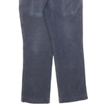 CARHARTT Mens Cotton Blend Navy Relaxed Fit Straight Trousers W30 L28 Workwear