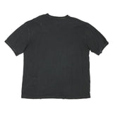 TOMMY HILFIGER Mens Black V-Neck T-Shirt XL Short Sleeve Cotton Blend Classic