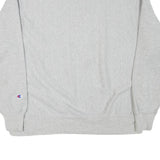 CHAMPION Mens Grey Crew Neck XL Logo Print Cotton Blend Sweatshirt Pullover