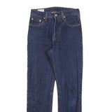 LEVI'S 501 Womens Jeans Blue Regular Straight Denim Medium W25 L30 Classic