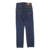 LEVI'S 501 Womens Jeans Blue Regular Straight Denim Medium W25 L30 Classic