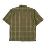 Carhartt Checked Short Sleeve Shirt - Medium Green Cotton