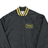 SABLE Mens Black & Yellow Buffalo Farm Equipment Button Jacket L Polyester Blend