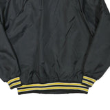 SABLE Mens Black & Yellow Buffalo Farm Equipment Button Jacket L Polyester Blend