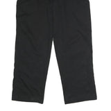 DICKIES Mens Black Classic Straight Trousers W36 L30 Workwear Zip Polyester