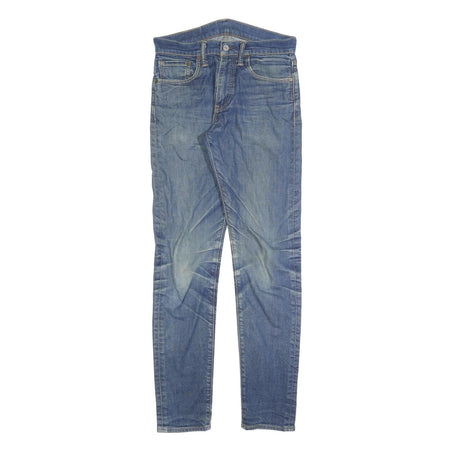 LEVI'S Mens Slim Fit Blue Denim Slim Jeans W30 L31 Classic Zip Cotton Blend