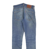 LEVI'S Mens Slim Fit Blue Denim Slim Jeans W30 L31 Classic Zip Cotton Blend